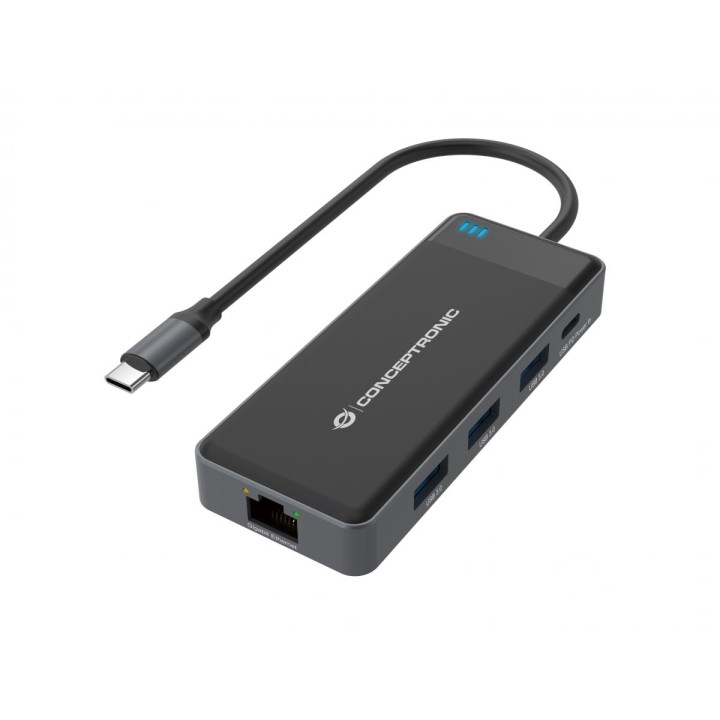 Docking Station CONCEPTRONIC 7en1 USB-C 2HDMI (DONN14G)