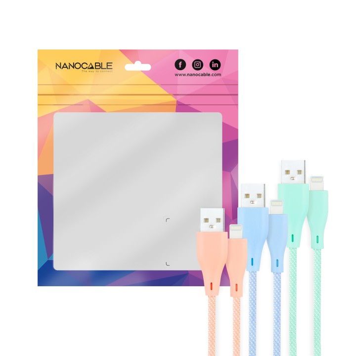 Nanocable Lightning/M a USB-A/M 1m 3U (10.10.0401-CO1)