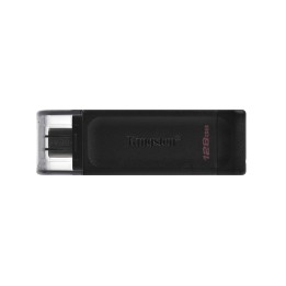 Pendrive Kingston 128Gb USB-C 3.0 Negro (DT70/128GB)