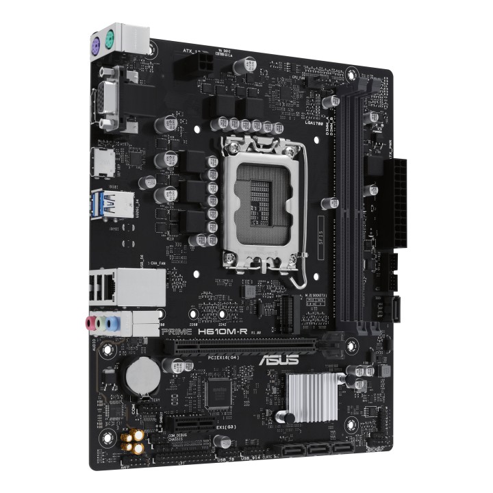 ASUS PRIME H610M-R-SI:(1700) 2DDR5 HDMI VGA mATX