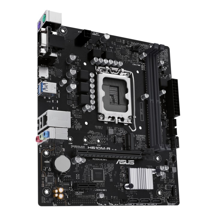 ASUS PRIME H610M-R-SI:(1700) 2DDR5 HDMI VGA mATX