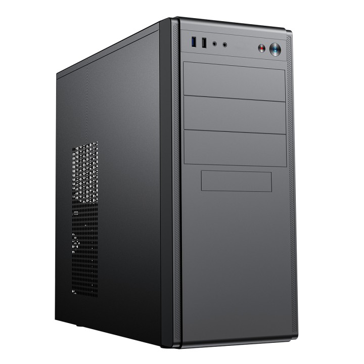 Caja UK8016 Evo 300W USB 2/3 ATX mATX ITX Negra (52117)