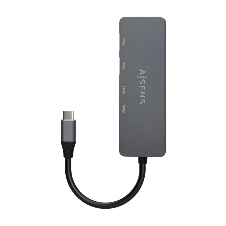 Hub AISENS USB-C a 2xUSB-A 2xUSB-C Gris (A109-0744)