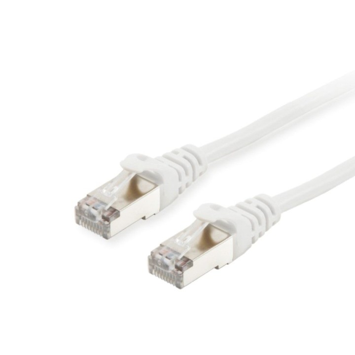 Cable EQUIP RJ45 Cat.6 S/FTP 0.25m Blanco (EQ605513)