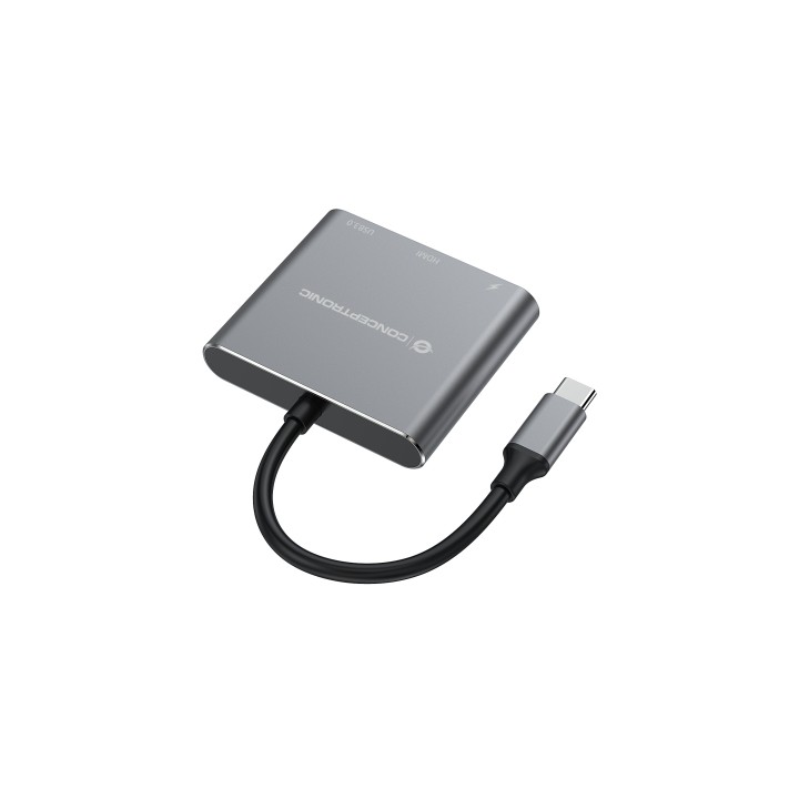 Adaptador CONCEPTRONIC USB-C a HDMI/USB-A/C (DONN18G)