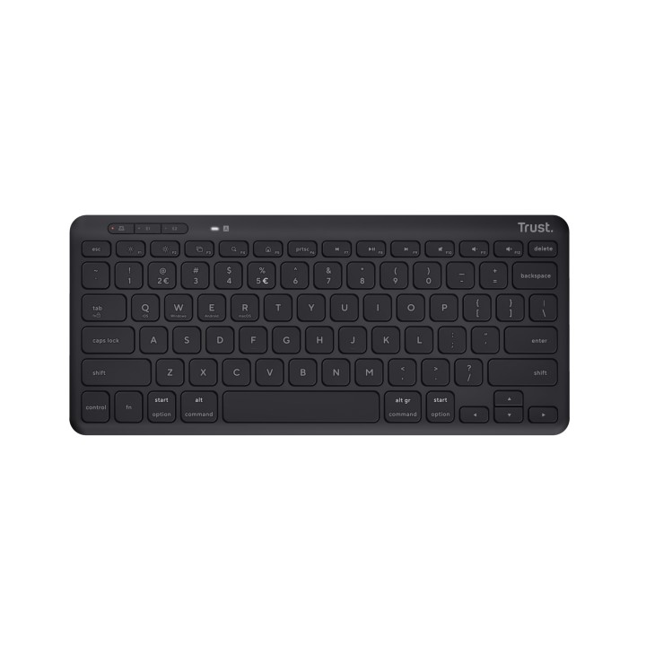 Teclado Trust Lyra RF 2.4GHz Bluetooth 5.0 Negro(25059)