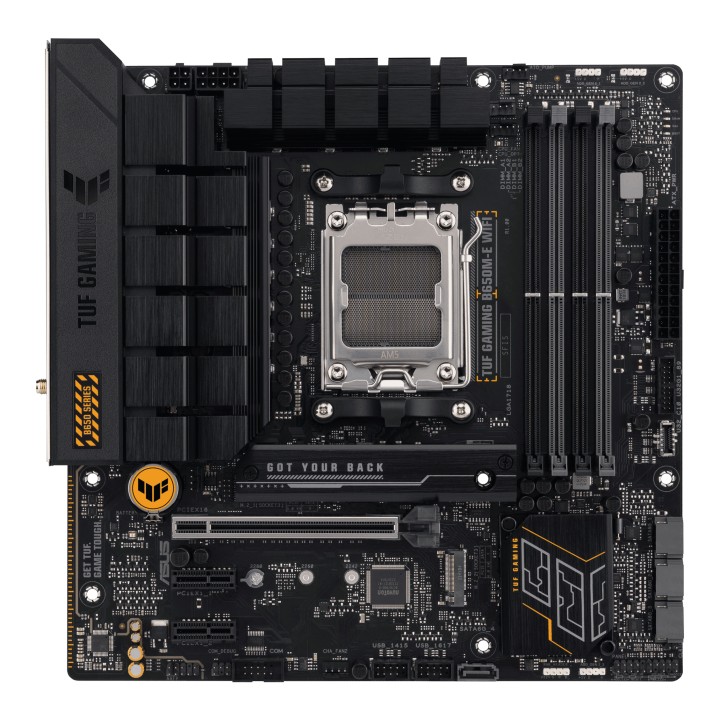 ASUS TUF GAMING B650M-E WIFI: (AM5) 4DDR5 HDMI DP mATX