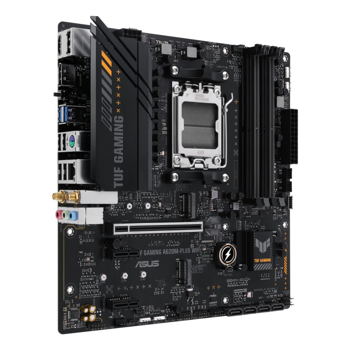 ASUS TUF GAMING A620M-PLUS WIFI: (AM5) 4DDR5 HDMI mATX