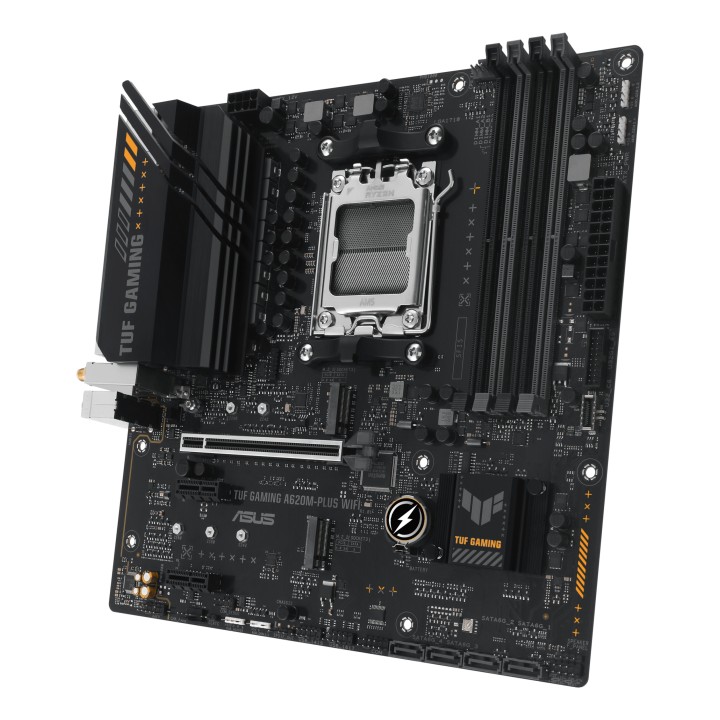 ASUS TUF GAMING A620M-PLUS WIFI: (AM5) 4DDR5 HDMI mATX