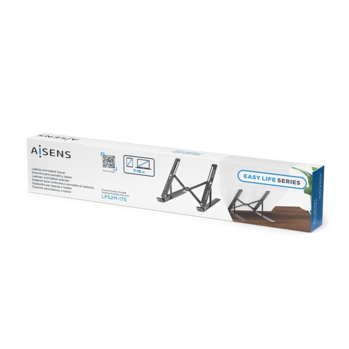 Soporte AISENS Portatil/tablet hasta15" Gris(LPS2M-175)