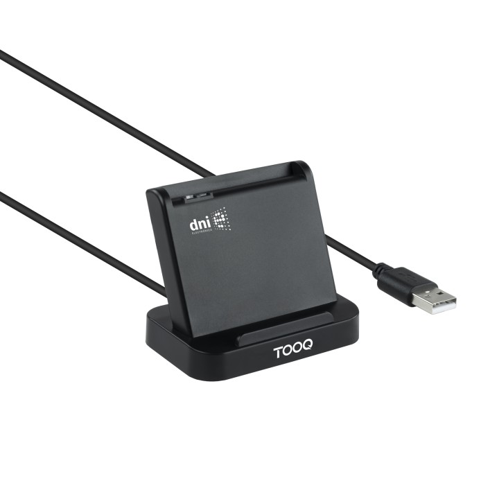 Lector Tarjetas TooQ DNIe USB 2.0 Negro (TQR-220B)