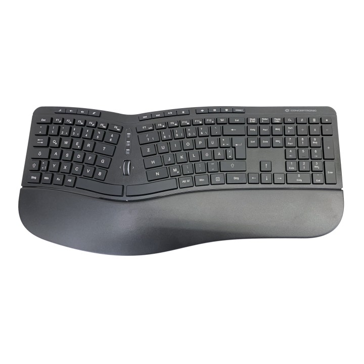 T+Ratón CONCEPTRONIC Wireless Alemán Negro (ORAZIO02DE)