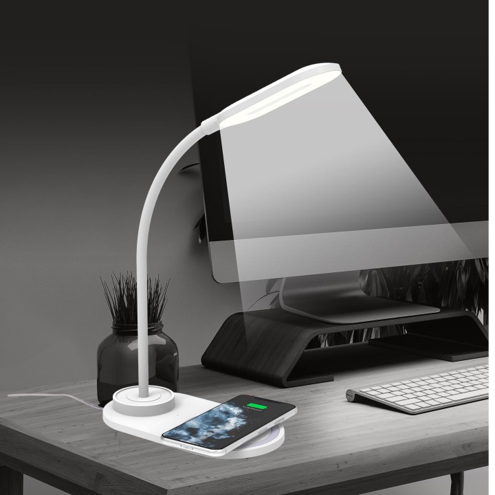 Lámpara CELLY con Cargador Wireless 10W (WLLIGHTMINIWH)