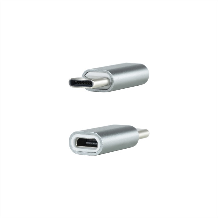 Nanocable USB-C/M a mUSB/H Aluminio Gris (10.02.0011)