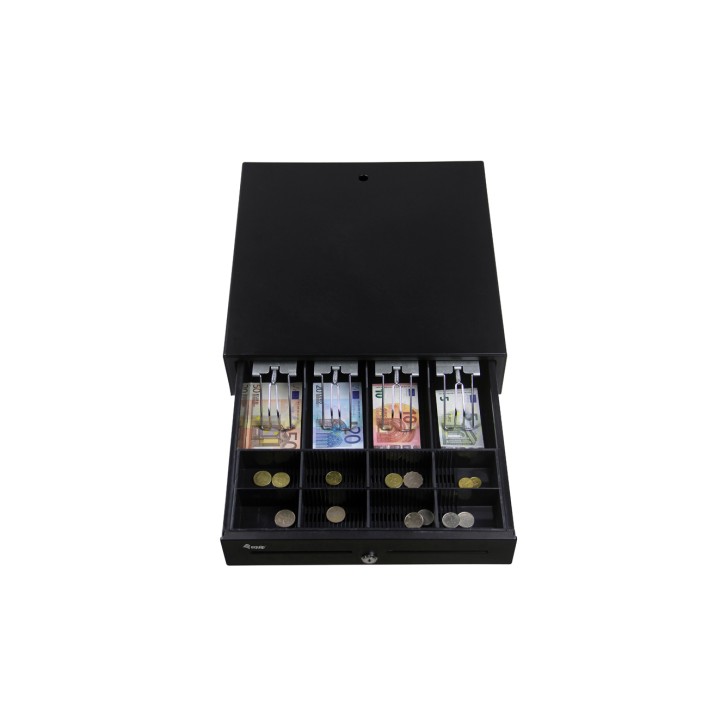 Cajón Monedas EQUIP Manual/Automático Negro (EQ351010)