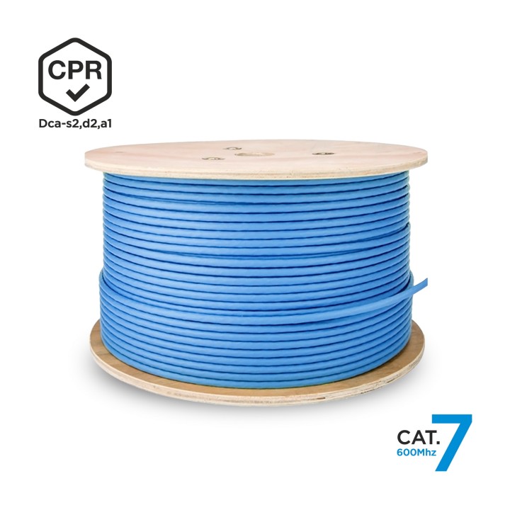 Cable AISENS RJ45 Cat.7 SFTP 305m Azul (A146-0665)