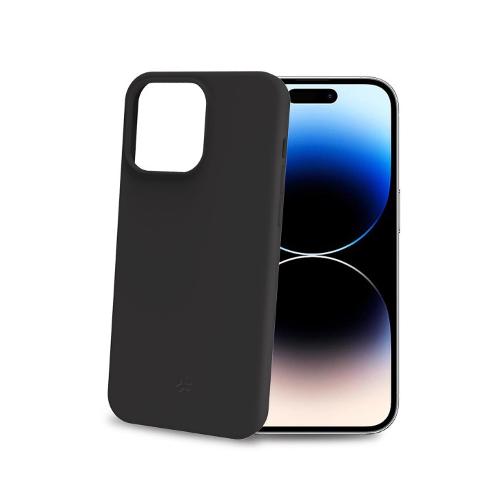 Funda CELLY Cromo 6.1" iPhone 15 Pro Negra(CROMO1054BK)