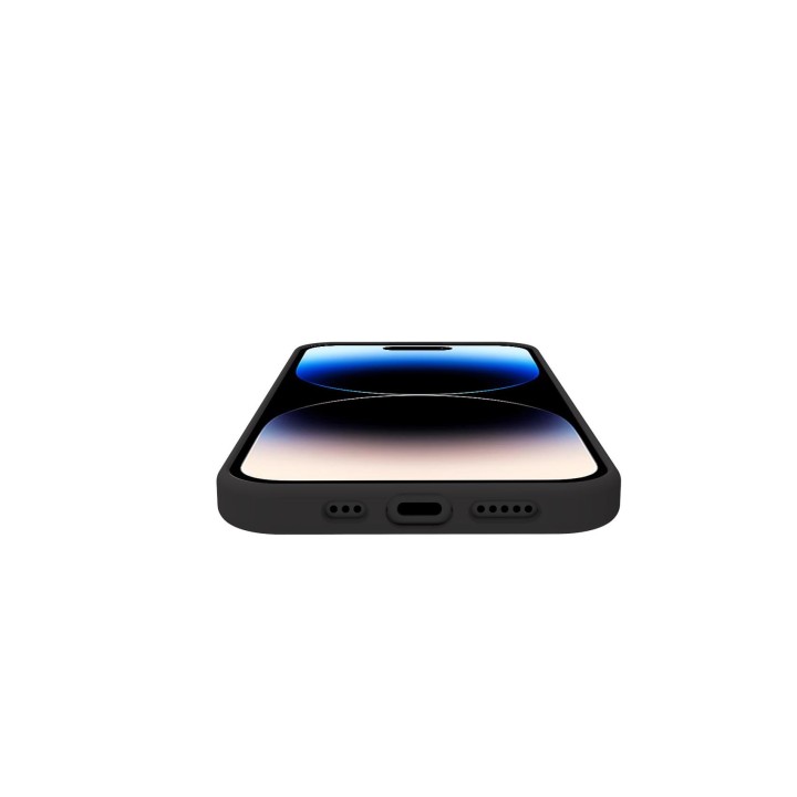 Funda CELLY Cromo 6.1" iPhone 15 Pro Negra(CROMO1054BK)