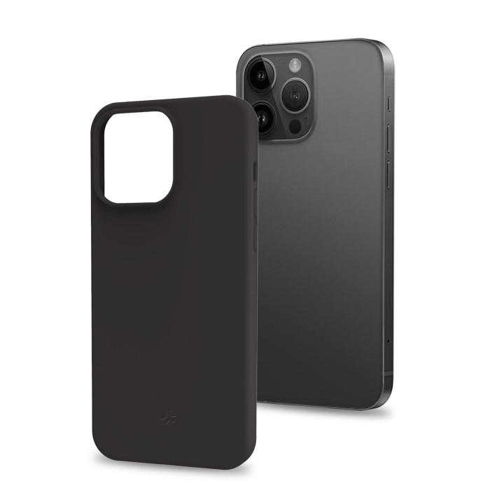 Funda CELLY Cromo 6.1" iPhone 15 Pro Negra(CROMO1054BK)