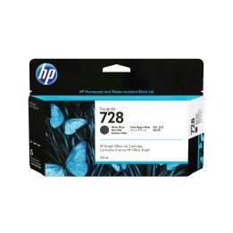 Tinta HP DesignJet 728 Negro Mate 130ml (3WX25A)