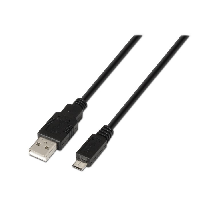 Cable AISENS USB-A/M a Micro USB-B/M 0.8m (A101-0027)