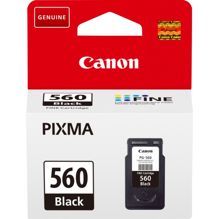 Tinta Canon PG-560 Negro 7.5ml 180 páginas (3713C001)
