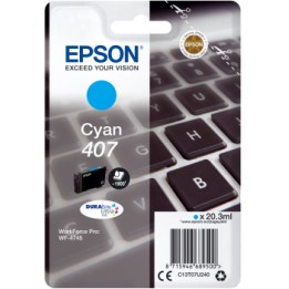 Tinta Epson 407 Cian 20.3ml 1900 páginas (C13T07U240)
