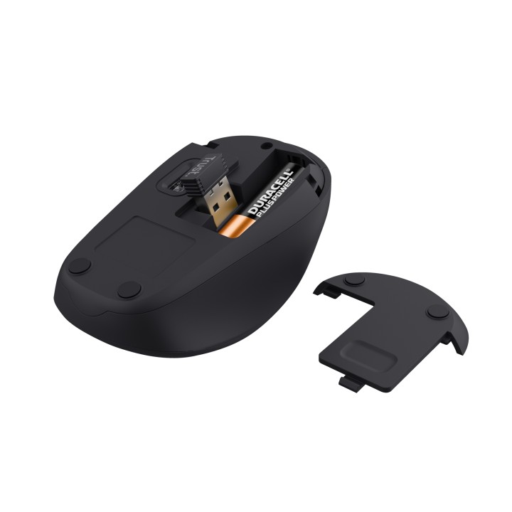 Ratón Trust TM-201 Óptico RF 2.4GHz Negro (24706)