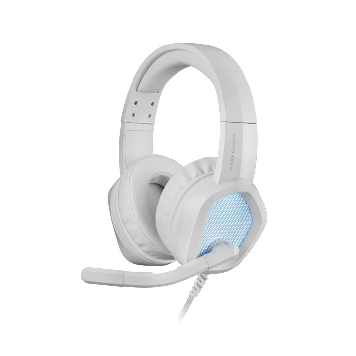 Auric+Micro Mars Gaming RGB 3.5mm USB-A Blanco (MH320W)