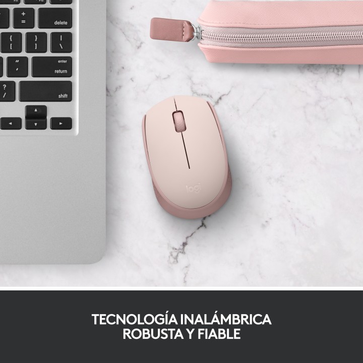 Ratón LOGITECH M171 Wireless Rosa (910-006865)