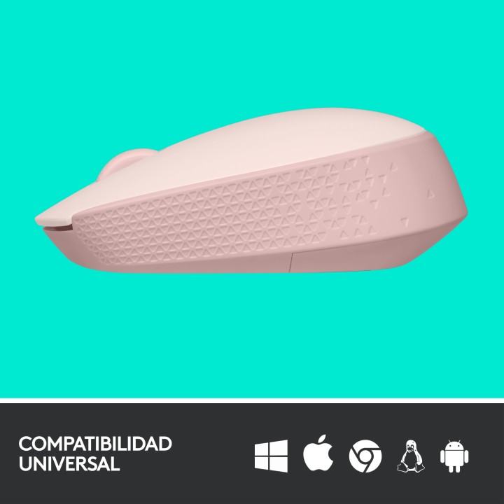 Ratón LOGITECH M171 Wireless Rosa (910-006865)