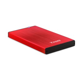 Caja TooQ HDD 2.5" SATA USB 3.0 Roja (TQE-2527R)