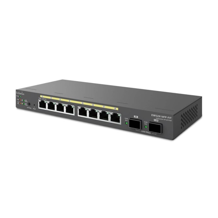 Switch EnGenius 8xRJ45 GbE 2xSFP PoE (EWS2910FP-FIT)