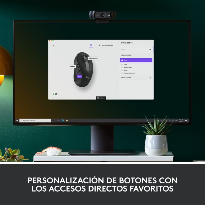Ratón LOGITECH M650 RF BT 2000dpi Grafito (910-006236)
