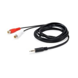 Cable EQUIP Audio 1x3.5mm/M a 2xRCA/H 2.5m (EQ147093)