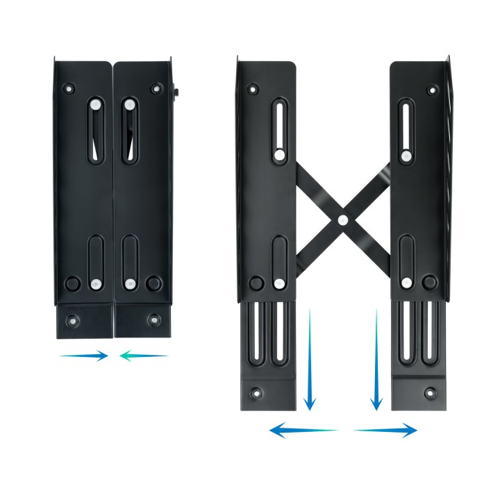 Soporte Suelo para CPU TOOQ con ruedas (UMCS0024-B)