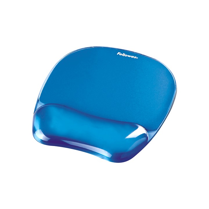 Reposamuñecas Fellowes Gel Crystal Azul (9114120)