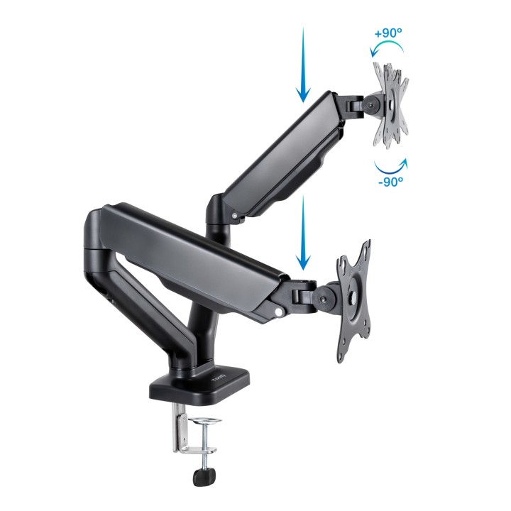 Soporte de Mesa TooQ 17"-32" Gira/Inclina (DB5132TNR-B)