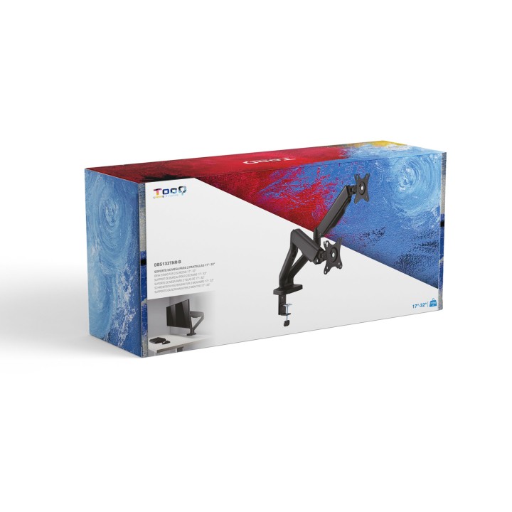 Soporte de Mesa TooQ 17"-32" Gira/Inclina (DB5132TNR-B)