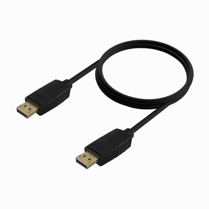 Cable AISENS DP 1.2/M a DP 1.2/M 1m Negro (A124-0738)