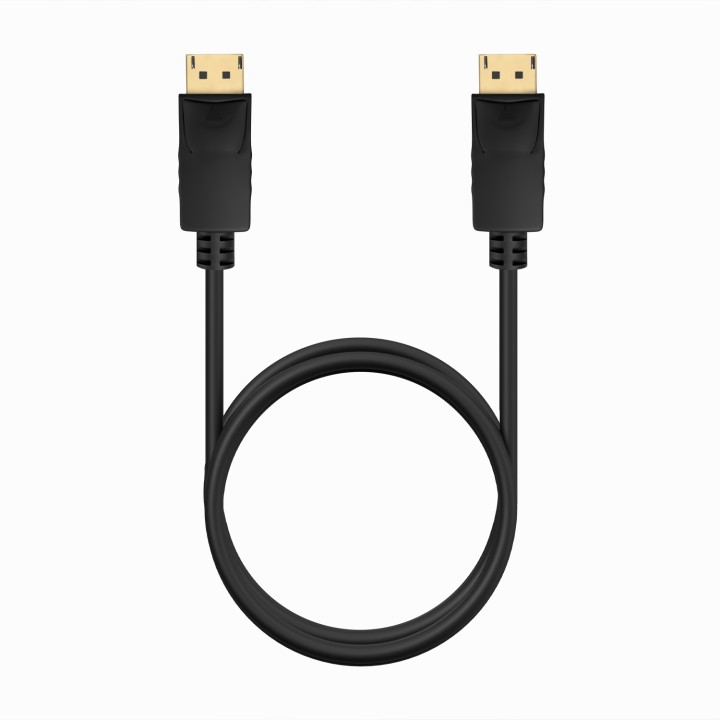 Cable AISENS DP 1.2/M a DP 1.2/M 1m Negro (A124-0738)