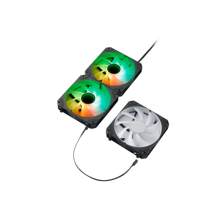 Ventilador Abysm Arclight ARGB Kit 3 Negro (AB311001B)