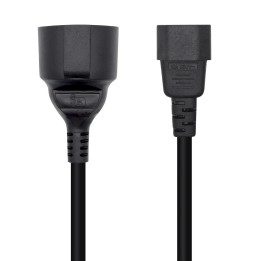 Cable AISENS C14/M a CEE7/H 25cm Negro (A132-0467)