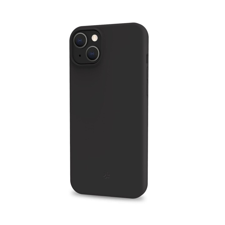Funda CELLY Cromo 6.7" iPhone 15 Plus Negra (CROMO1055B