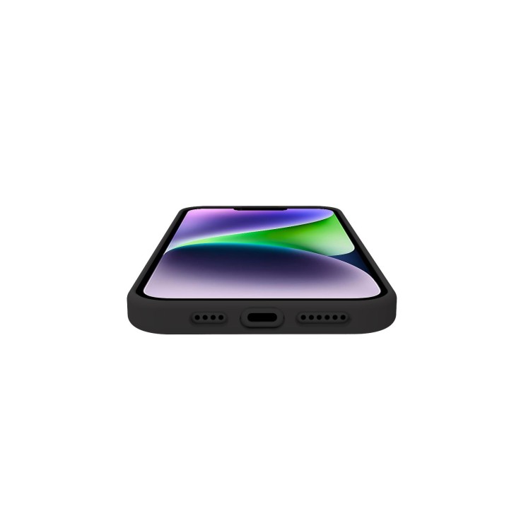 Funda CELLY Cromo 6.7" iPhone 15 Plus Negra (CROMO1055B