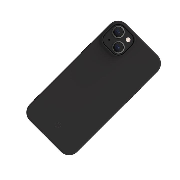 Funda CELLY Cromo 6.7" iPhone 15 Plus Negra (CROMO1055B