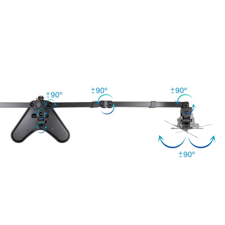Soporte TooQ Inclina/Gira/Rota 17"-27" 7Kg (DB1704TN-B)