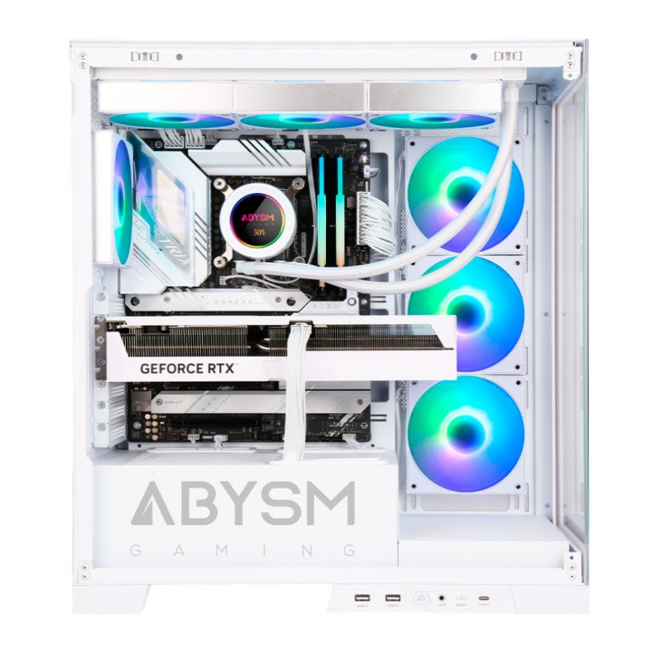Caja Abysm Danube Sava H500 ARGB ATX Blanca (AB123512)