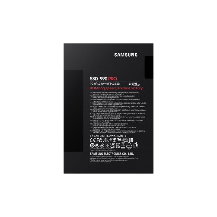 SSD Samsung 990 Pro 4Tb M.2 NVMe (MZ-V9P4T0BW)