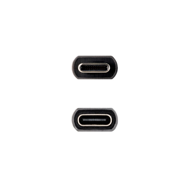 Nanocable USB-C/M a USB-C/H 2m Negro (10.01.4402)